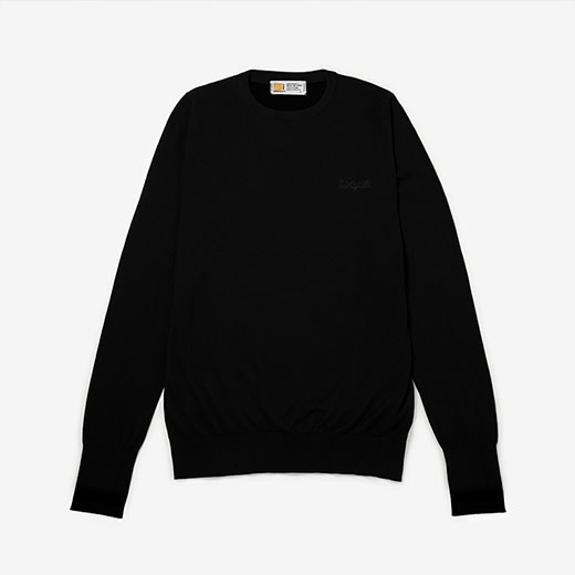 FRAGMENT DESIGN x SEQUEL x JOHN SMEDLEY クルーネックニット 詳細画像 NO2(BLACK / BLACK) 1